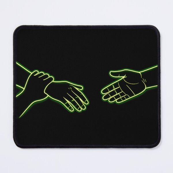 Item preview, Minimalist NLP Handshake Interrupt Pattern Break Neon Art designed and sold by PERSPECTIVERED.