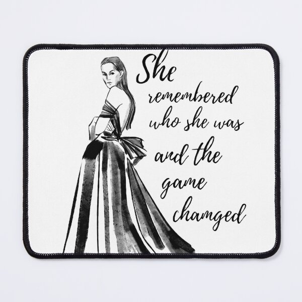 Item preview, She Remembered Who Is She Was Fashion Girl Art designed and sold by busesplace.
