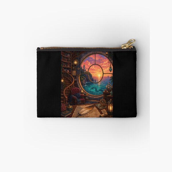 Item preview, Sunset Cartographer's Library and the Sea Dragon  designed and sold by Sketchlegacy.