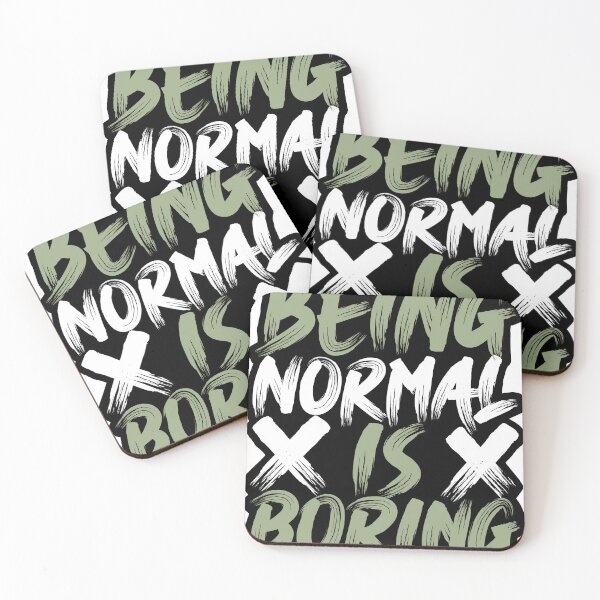 Item preview, Being Normal is Boring  designed and sold by DopeShirtSA.