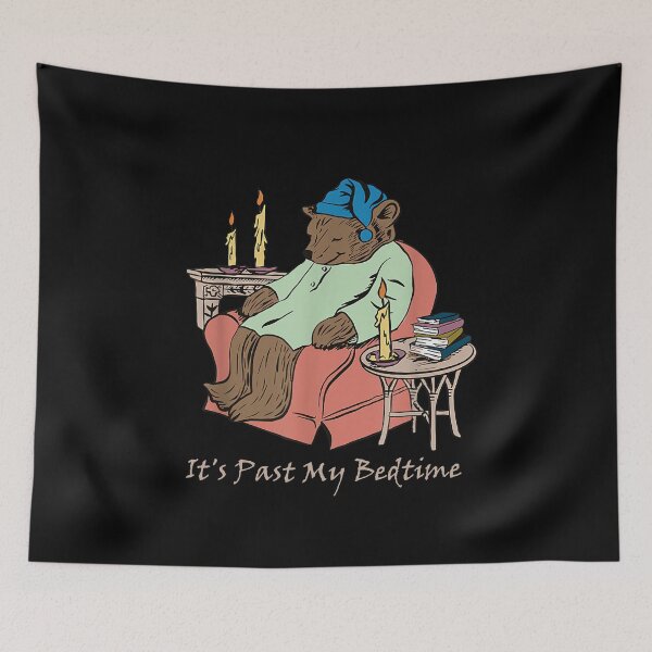 Item preview, It's Past My Bedtime Funny Bear Lover Reading   designed and sold by DoodleUrban.