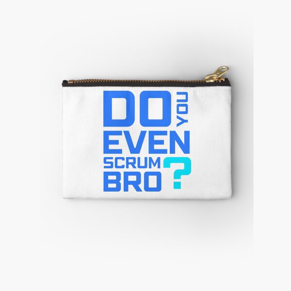 Item preview, Funny Scrum Master - Do You Even Scrum Bro Agile Tech - Blue and Cyan Edition designed and sold by 3hornCreations.
