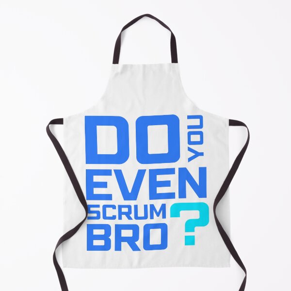 Item preview, Funny Scrum Master - Do You Even Scrum Bro Agile Tech - Blue and Cyan Edition designed and sold by 3hornCreations.