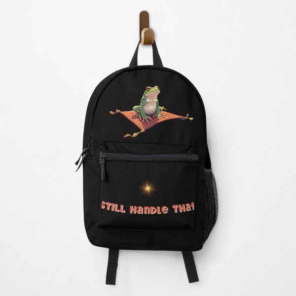 Item preview, Still Handle That – Funny Frog on a Flying Carpet designed and sold by TestudoDesign.
