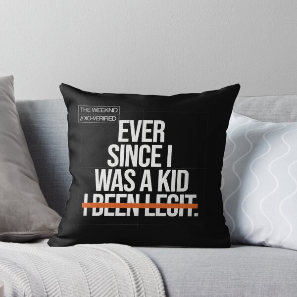 Item preview, Ever Since I Was A Kid I Been Legit - The Weeknd Minimal designed and sold by Enea Kelo.
