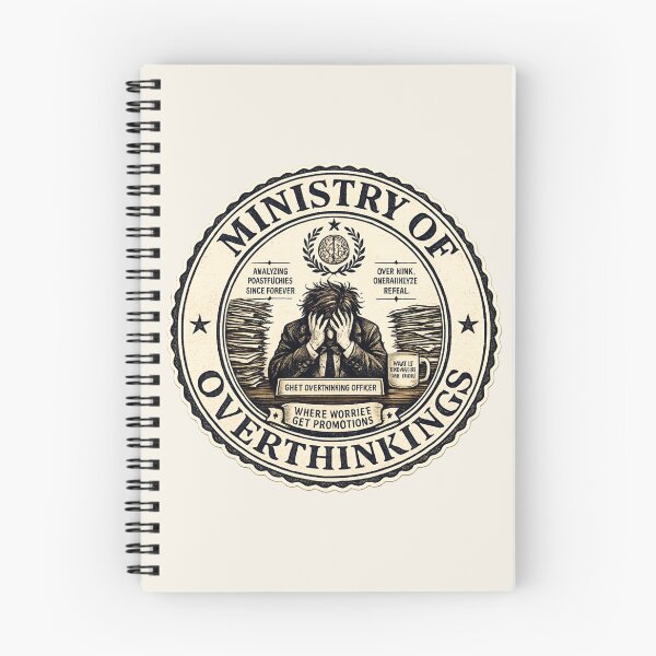 Item preview, Department of Overthinking designed and sold by Stikaro.