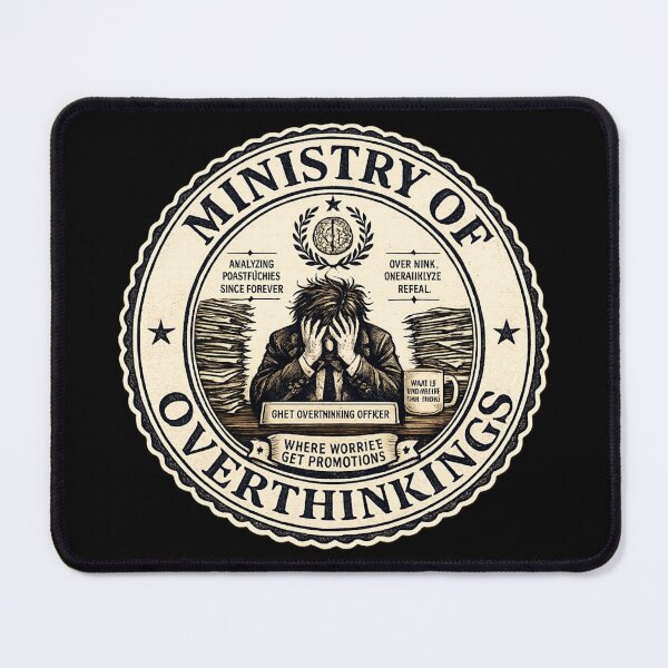 Item preview, Department of Overthinking designed and sold by Stikaro.