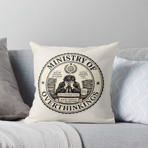 Item preview, Department of Overthinking designed and sold by Stikaro.