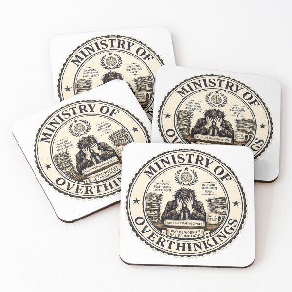 Item preview, Department of Overthinking designed and sold by Stikaro.