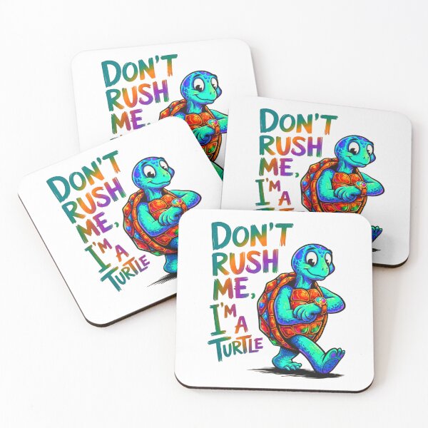 Item preview, Dont Rush Me Im Turtle Funny Retro Design designed and sold by ExploreAura Studio.