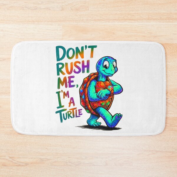 Item preview, Dont Rush Me Im Turtle Funny Retro Design designed and sold by ExploreAura Studio.