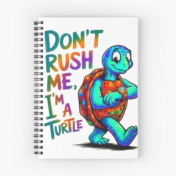 Item preview, Dont Rush Me Im Turtle Funny Retro Design designed and sold by ExploreAura Studio.