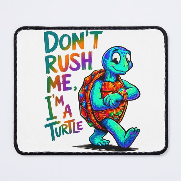 Item preview, Dont Rush Me Im Turtle Funny Retro Design designed and sold by ExploreAura Studio.
