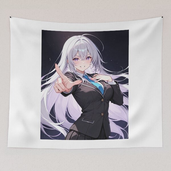 Item preview, Manga - Stylized Female Character, Chic Attire and Dynamic Energy designed and sold by AnimeShin.