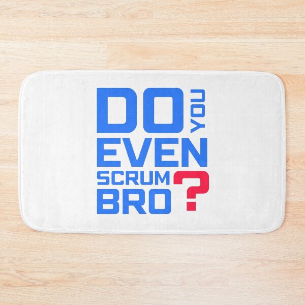 Item preview, Funny Scrum Master - Do You Even Scrum Bro Agile Tech - Blue and Red Edition designed and sold by 3hornCreations.