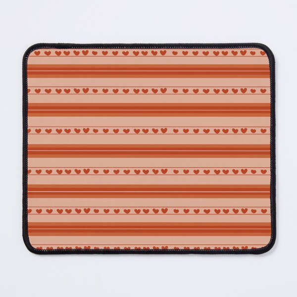 Item preview, Light Orange & Dark Orange Hearts in Stripes designed and sold by KSimpson838.