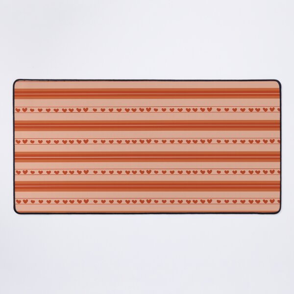 Item preview, Light Orange & Dark Orange Hearts in Stripes designed and sold by KSimpson838.