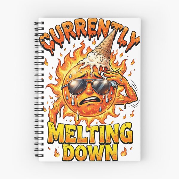 Item preview, Curren Melting Down – Melting Sun with Sunglasses designed and sold by yanderedev.