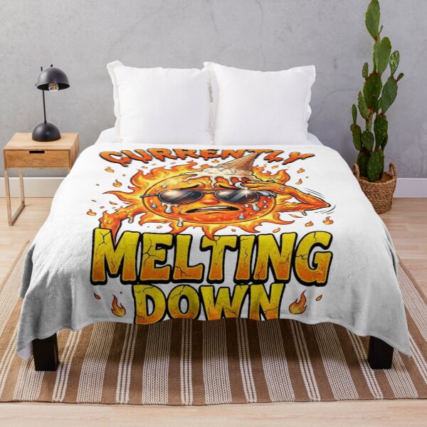 Item preview, Curren Melting Down – Melting Sun with Sunglasses designed and sold by yanderedev.