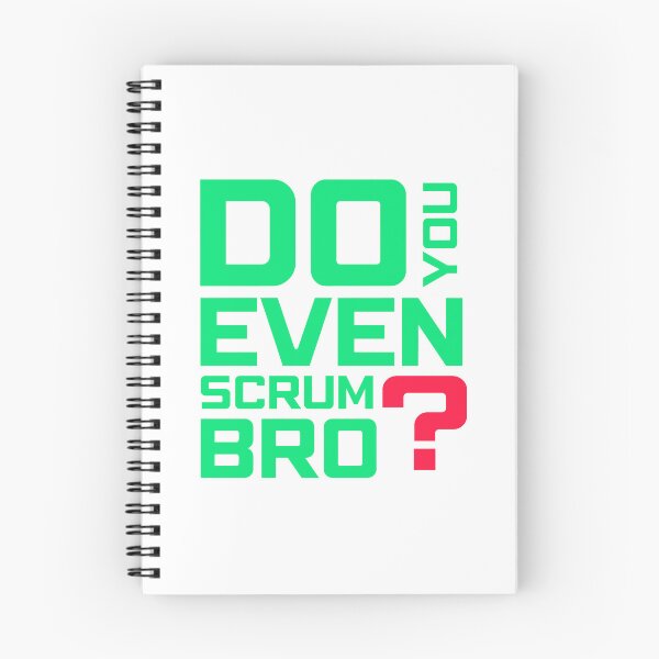 Item preview, Funny Scrum Master - Do You Even Scrum Bro Agile Tech - Green and Red Edition designed and sold by 3hornCreations.