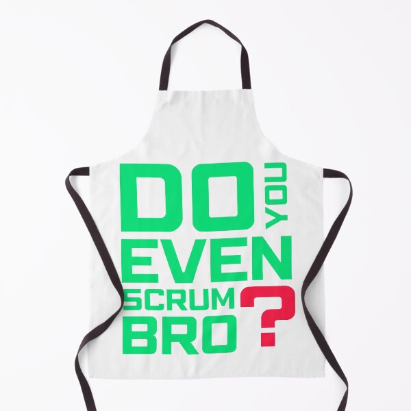 Item preview, Funny Scrum Master - Do You Even Scrum Bro Agile Tech - Green and Red Edition designed and sold by 3hornCreations.