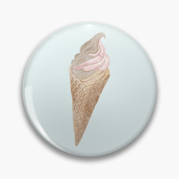 Item preview, Watercolor Soft Serve Ice Cream Cone designed and sold by Aren Ra.
