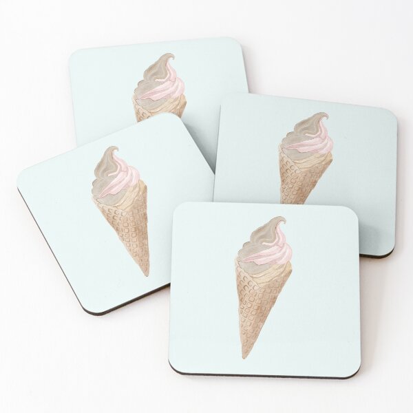 Item preview, Watercolor Soft Serve Ice Cream Cone designed and sold by Aren Ra.