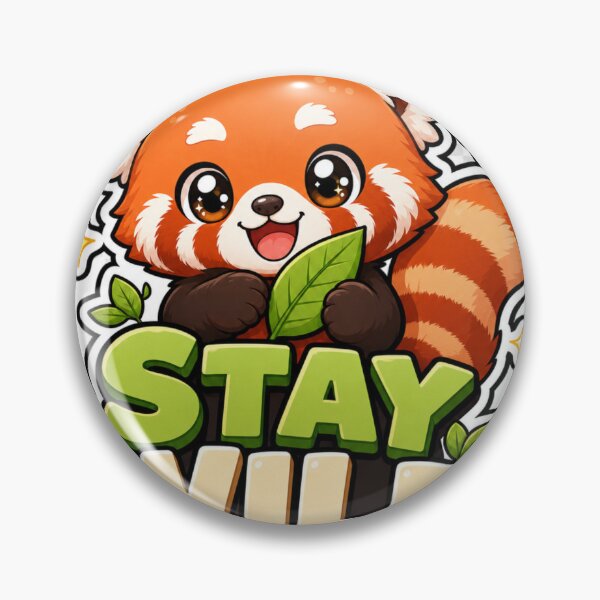 Item preview, Stay Wild Red Panda Kawaii designed and sold by BoosterShop.