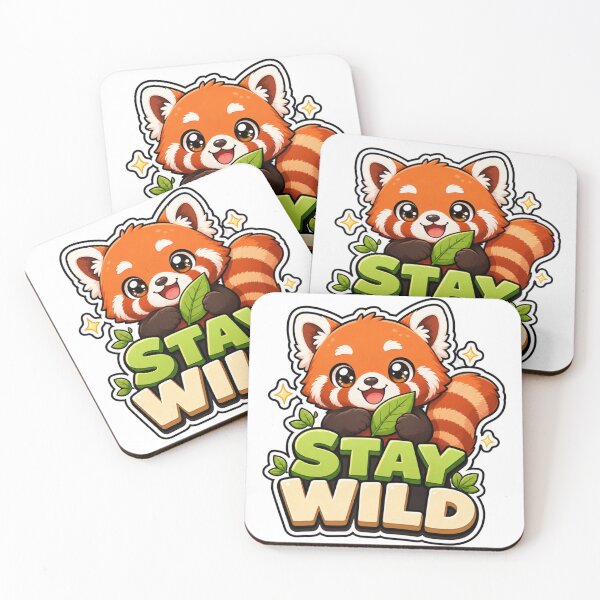 Item preview, Stay Wild Red Panda Kawaii designed and sold by BoosterShop.