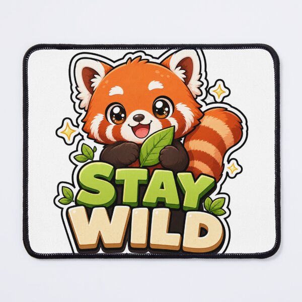 Item preview, Stay Wild Red Panda Kawaii designed and sold by BoosterShop.