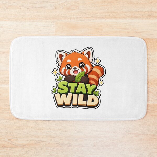 Item preview, Stay Wild Red Panda Kawaii designed and sold by BoosterShop.