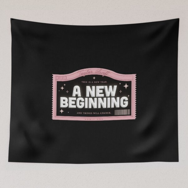 Item preview, This Is A New Year A New Beginning - Taylor Swift Pastel Gradient designed and sold by Enea Kelo.