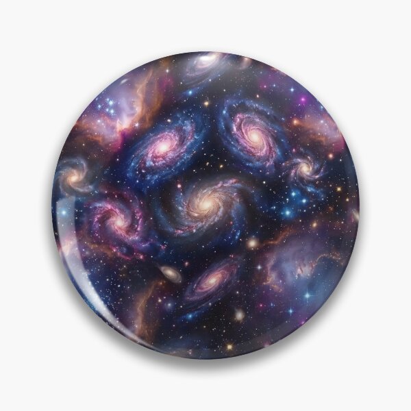 Item preview, Deep Space Nebula & Spiral Galaxy Seamless Pattern. designed and sold by ResonateUK.
