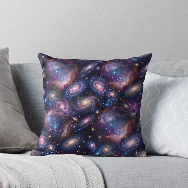 Item preview, Deep Space Nebula & Spiral Galaxy Seamless Pattern. designed and sold by ResonateUK.
