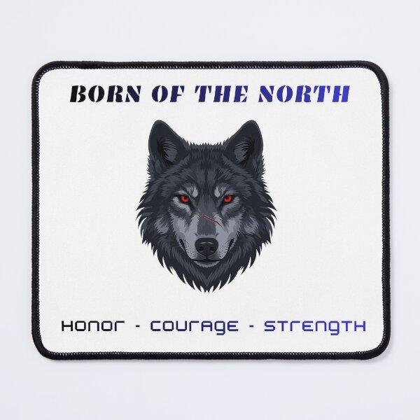 Item preview, Born of the North Wolf Emblem designed and sold by MIAMwits.