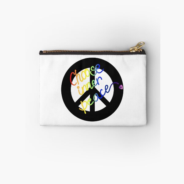 Item preview, Classic Peace Sign Rainbow Text Design designed and sold by laxmanrajart.