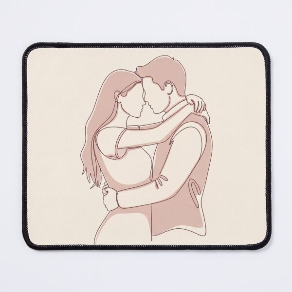 Item preview, Warm Embrace | Minimalist Couple Hug designed and sold by Denim Art Studio.