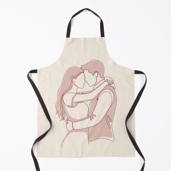 Item preview, Warm Embrace | Minimalist Couple Hug designed and sold by Denim Art Studio.