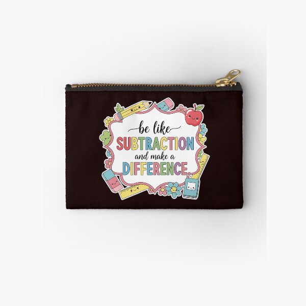 Item preview, Be Like Subtraction And Make A Difference Math Teacher Student Education Motivation designed and sold by PopStars1993.