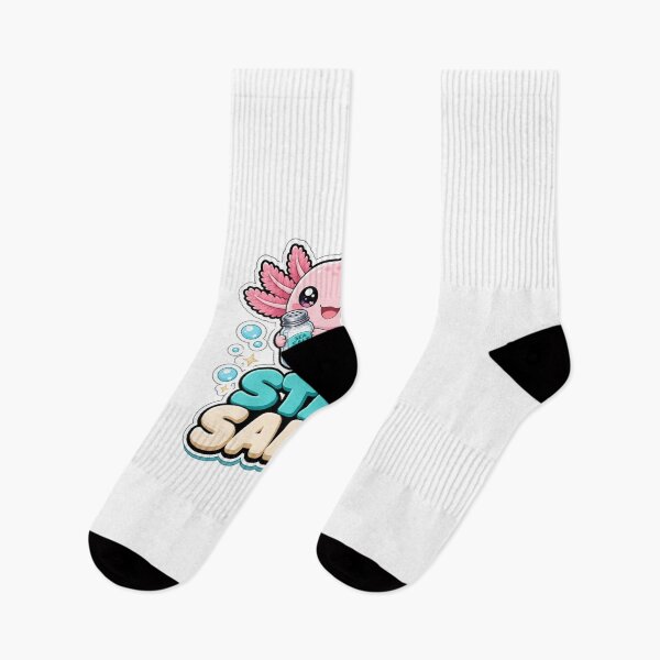 Item preview, Stay Salty Axolotl Kawaii Saying designed and sold by BoosterShop.
