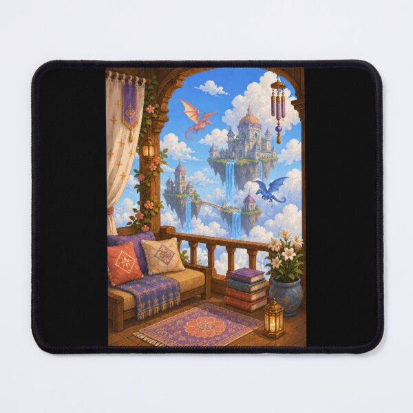 Item preview, Dragonwatch Balcony Over the Floating Kingdom designed and sold by Sketchlegacy.