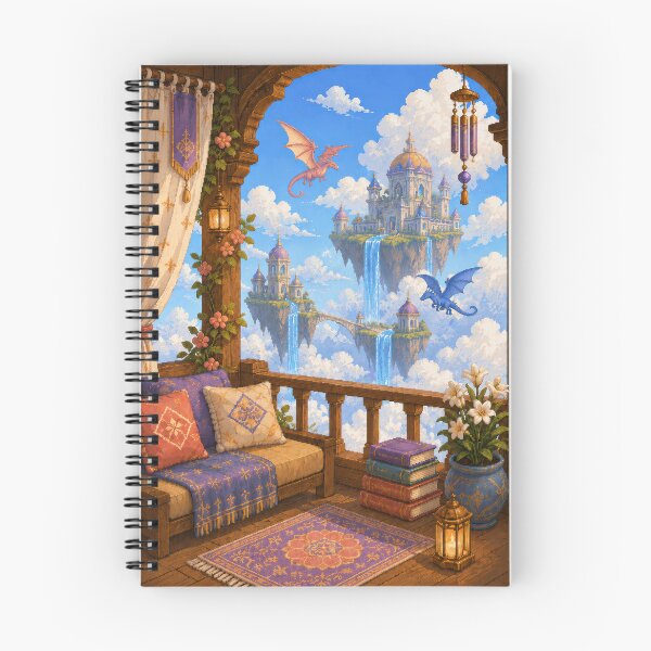 Item preview, Dragonwatch Balcony Over the Floating Kingdom  designed and sold by Sketchlegacy.