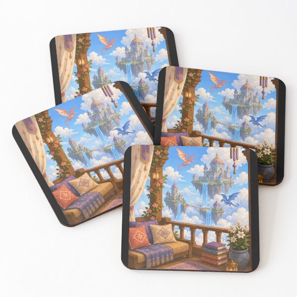 Item preview, Dragonwatch Balcony Over the Floating Kingdom  designed and sold by Sketchlegacy.