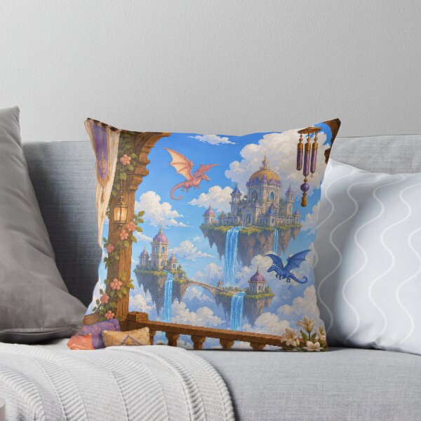 Item preview, Dragonwatch Balcony Over the Floating Kingdom  designed and sold by Sketchlegacy.
