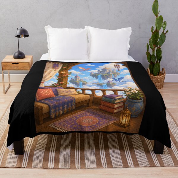 Item preview, Dragonwatch Balcony Over the Floating Kingdom designed and sold by Sketchlegacy.