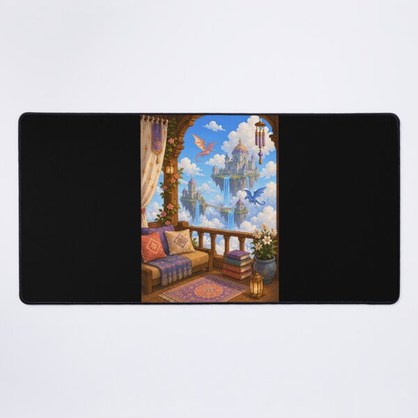 Item preview, Dragonwatch Balcony Over the Floating Kingdom designed and sold by Sketchlegacy.