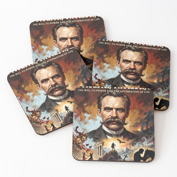 Item preview, Friedrich Nietzsche Philosophy Vintage Poster designed and sold by ARTROGAN.