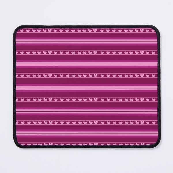 Item preview, Dark Pink & Pink Hearts in Stripes designed and sold by KSimpson838.