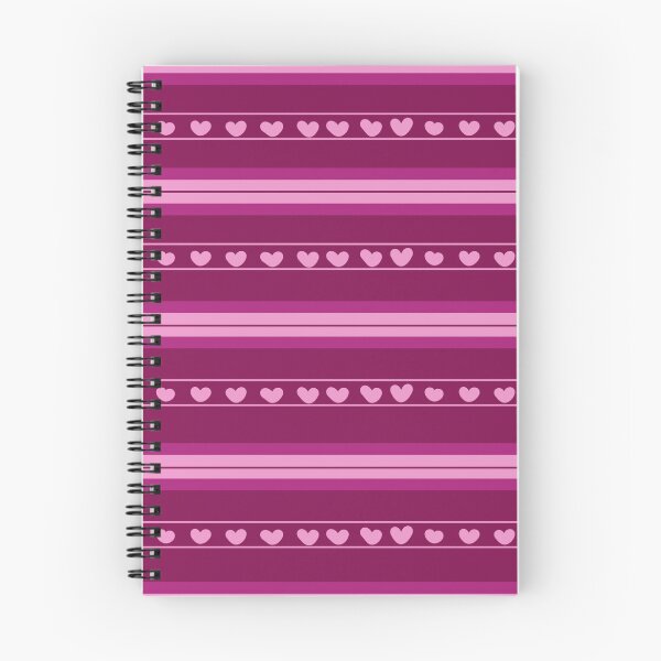 Item preview, Dark Pink & Pink Hearts in Stripes designed and sold by KSimpson838.
