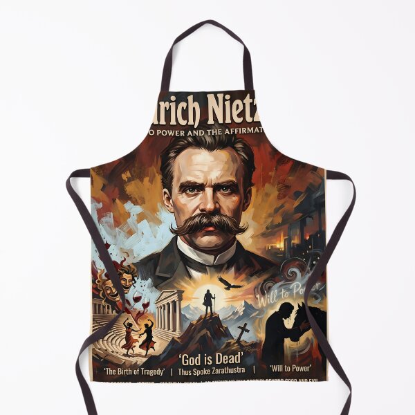 Item preview, Friedrich Nietzsche Philosophy Vintage Poster designed and sold by ARTROGAN.